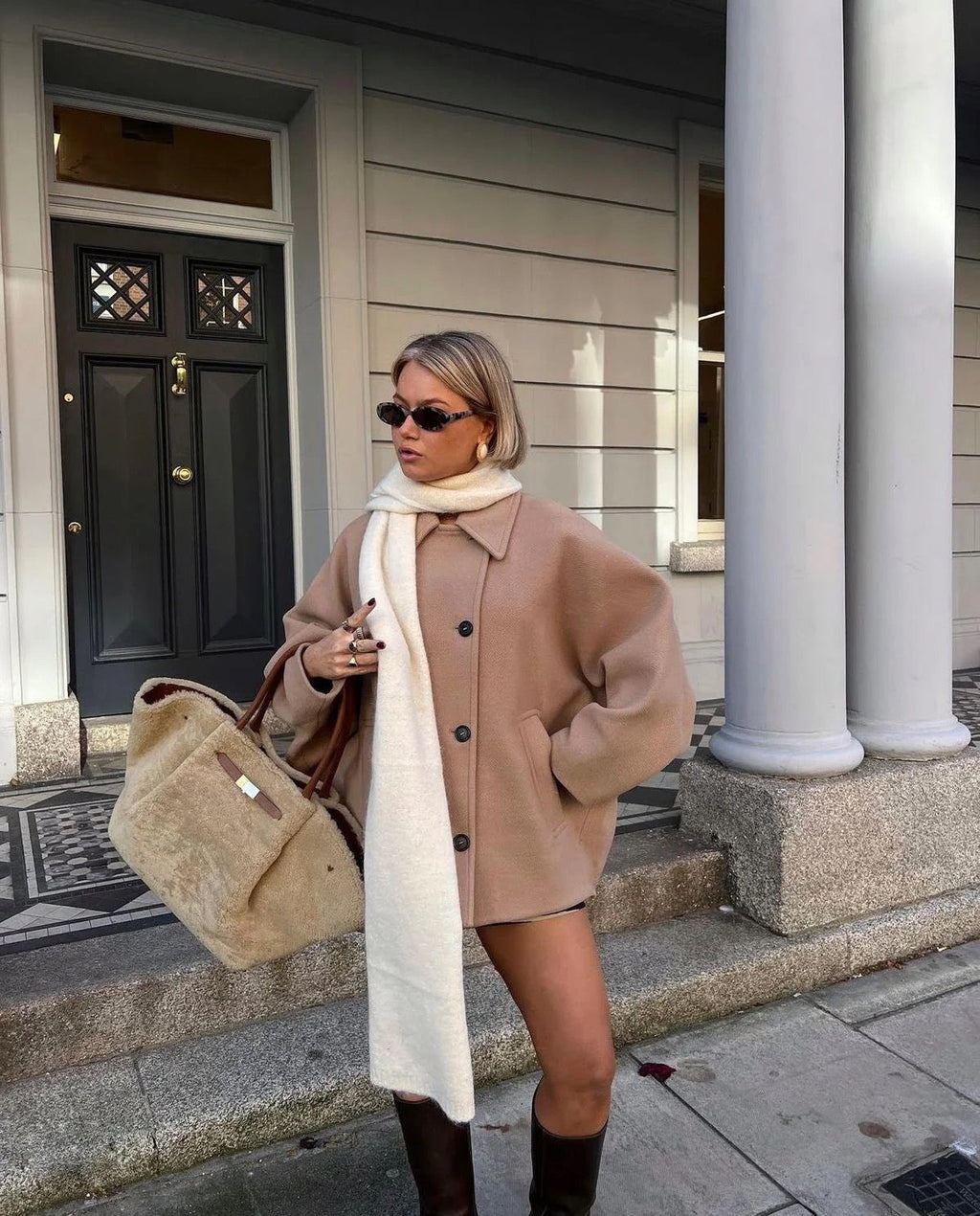 Lena | Oversize Wollmantel