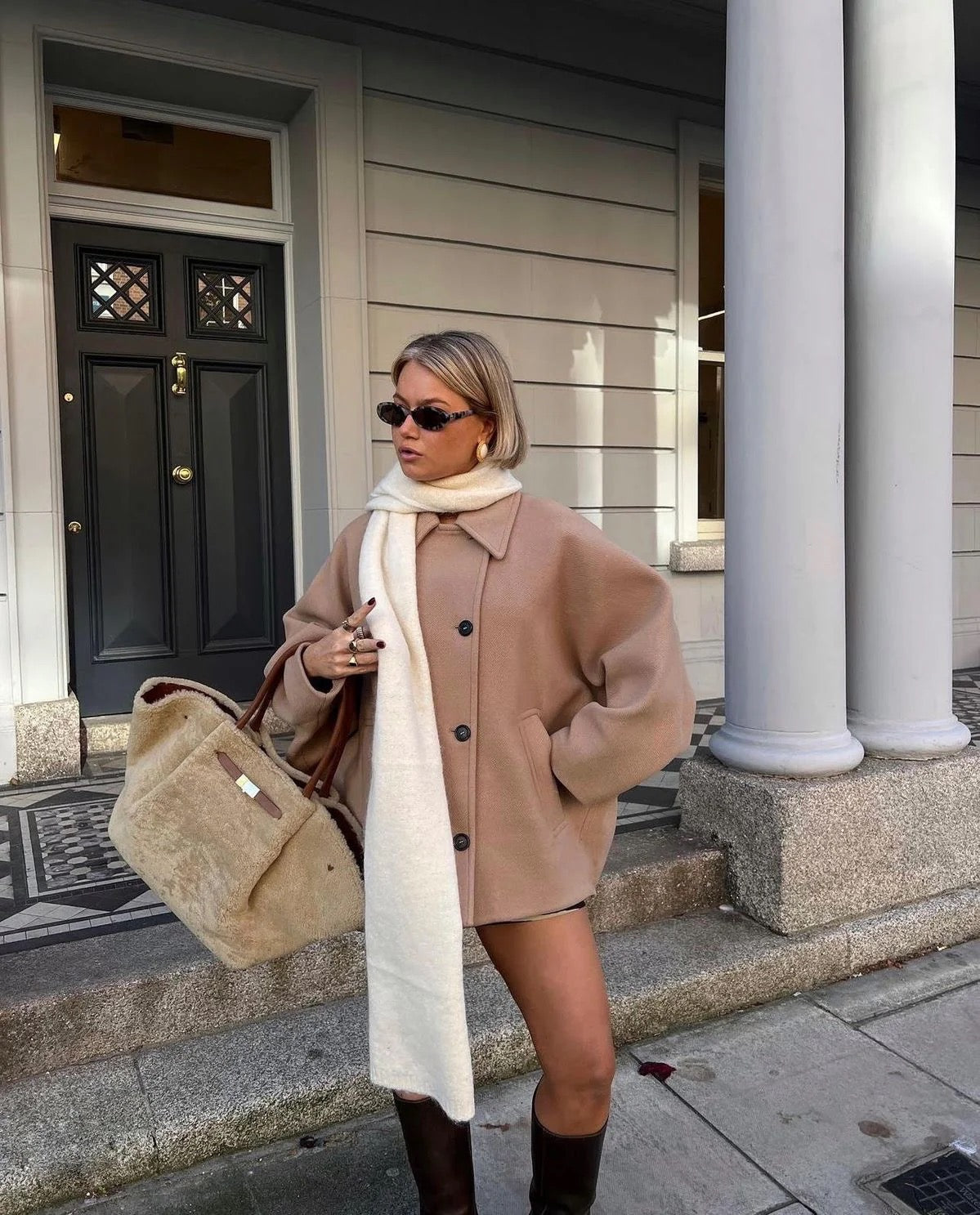 Lena | Oversize Wollmantel