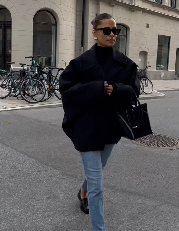 Lena | Oversize Wollmantel