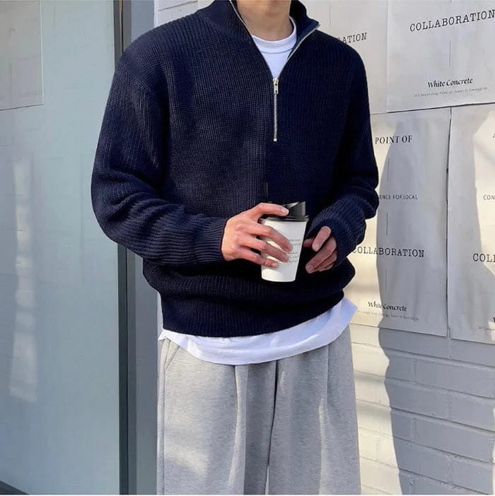 Valerio Classic Zip Pullover