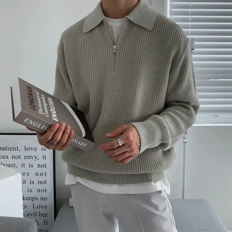 Valerio Classic Zip Pullover